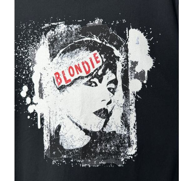 Blondie Black Short Sleeve White & Red Blondie Graphic Tee Shirt XL - Picture 4 of 8